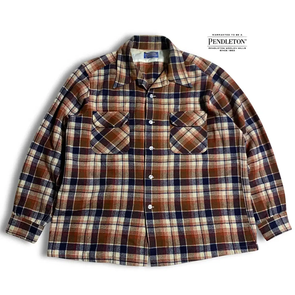 [XL] Pendleton wool checkered shirt