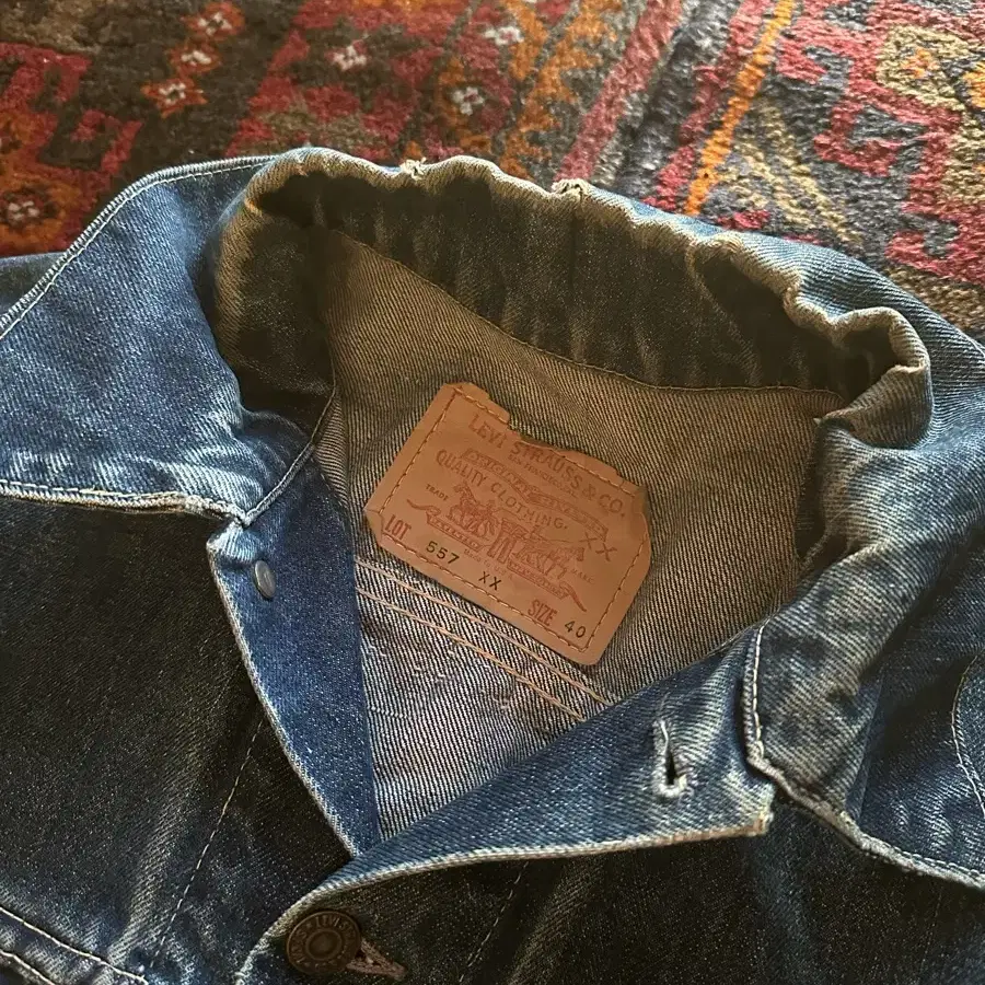 60s VINTAGE LEVIS 557XX DENIM JACKET rrl