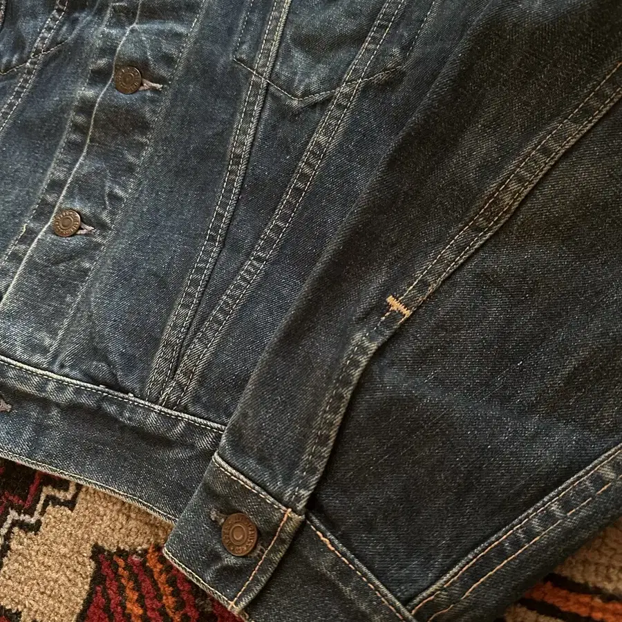 60s VINTAGE LEVIS 557XX DENIM JACKET rrl