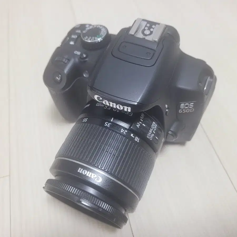 캐논 DSLR 카메라 EOS 650D 와 18-55 렌즈 세트