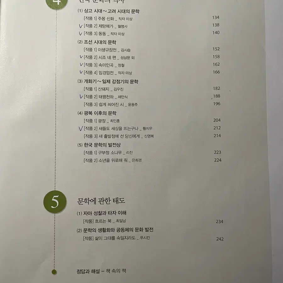 비상 한철우 고등 문학 평가문제집