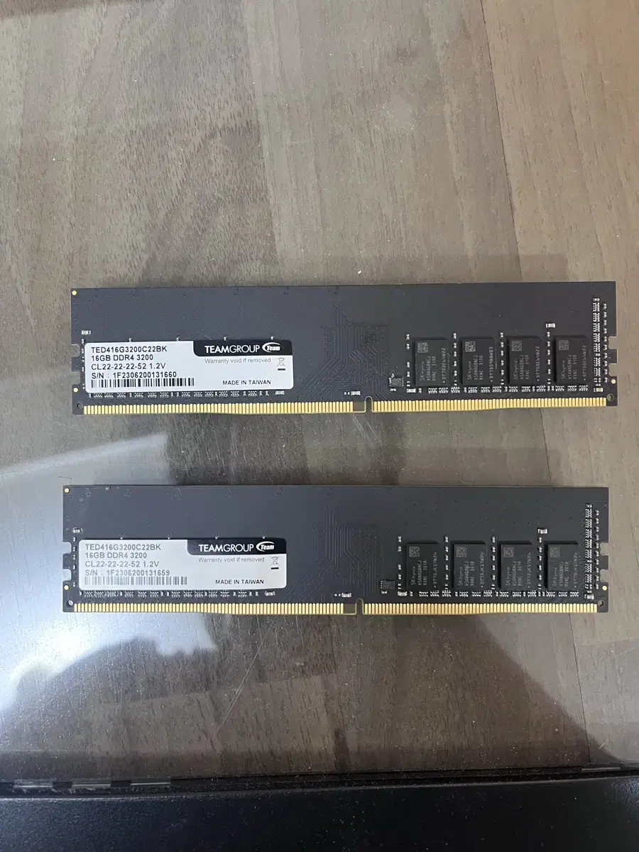 팀그룹 ddr4 3200 16기가 2개 택포 5만