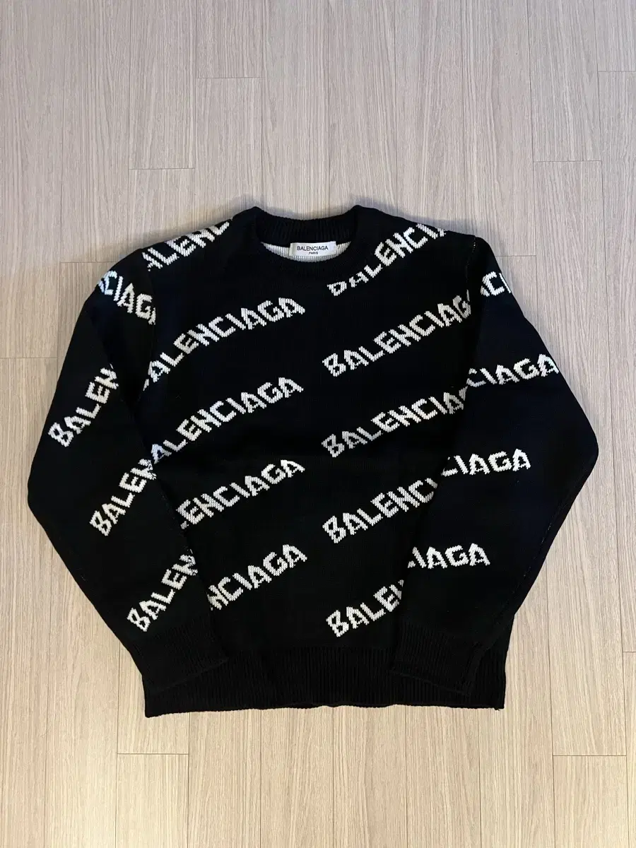 Balenciaga Knit Sweater Man-to-man Black (New Product)