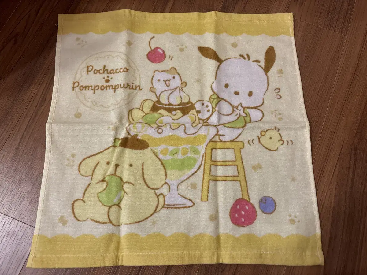 Sanrio Pochacco Pompompurin limited edition Hand Towel