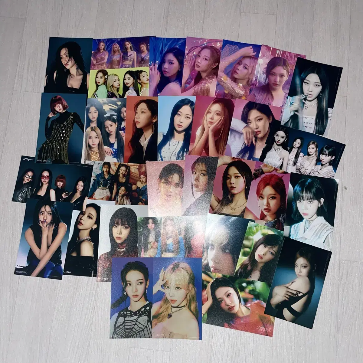 Aespa 46 Photo bulk wts karina giselle winter ningning photocard postcard buncheol Concert