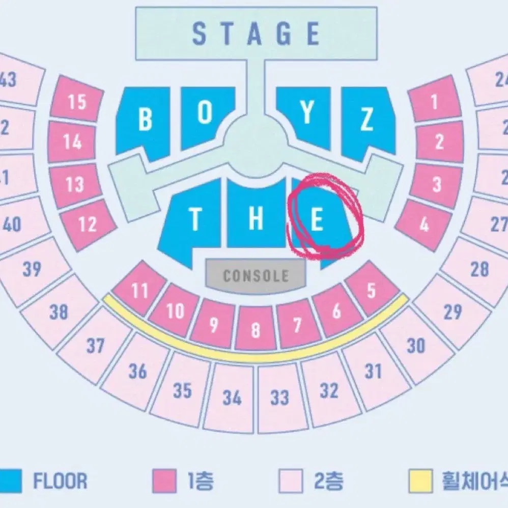 더보이즈 팬콘 콘서트 막콘 E구역 티켓 양도 판매