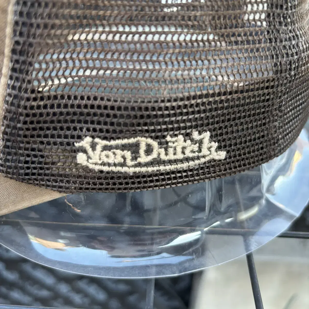 Von Dutch 본더치 빈티지 브라운 메쉬캡