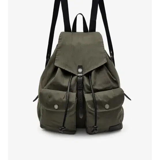 런던언더그라운드 Heavy cotton oversized backpack