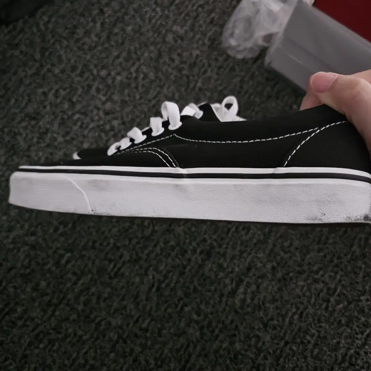 VANS 어센틱 검정색 운동화VN000EWZBLK1