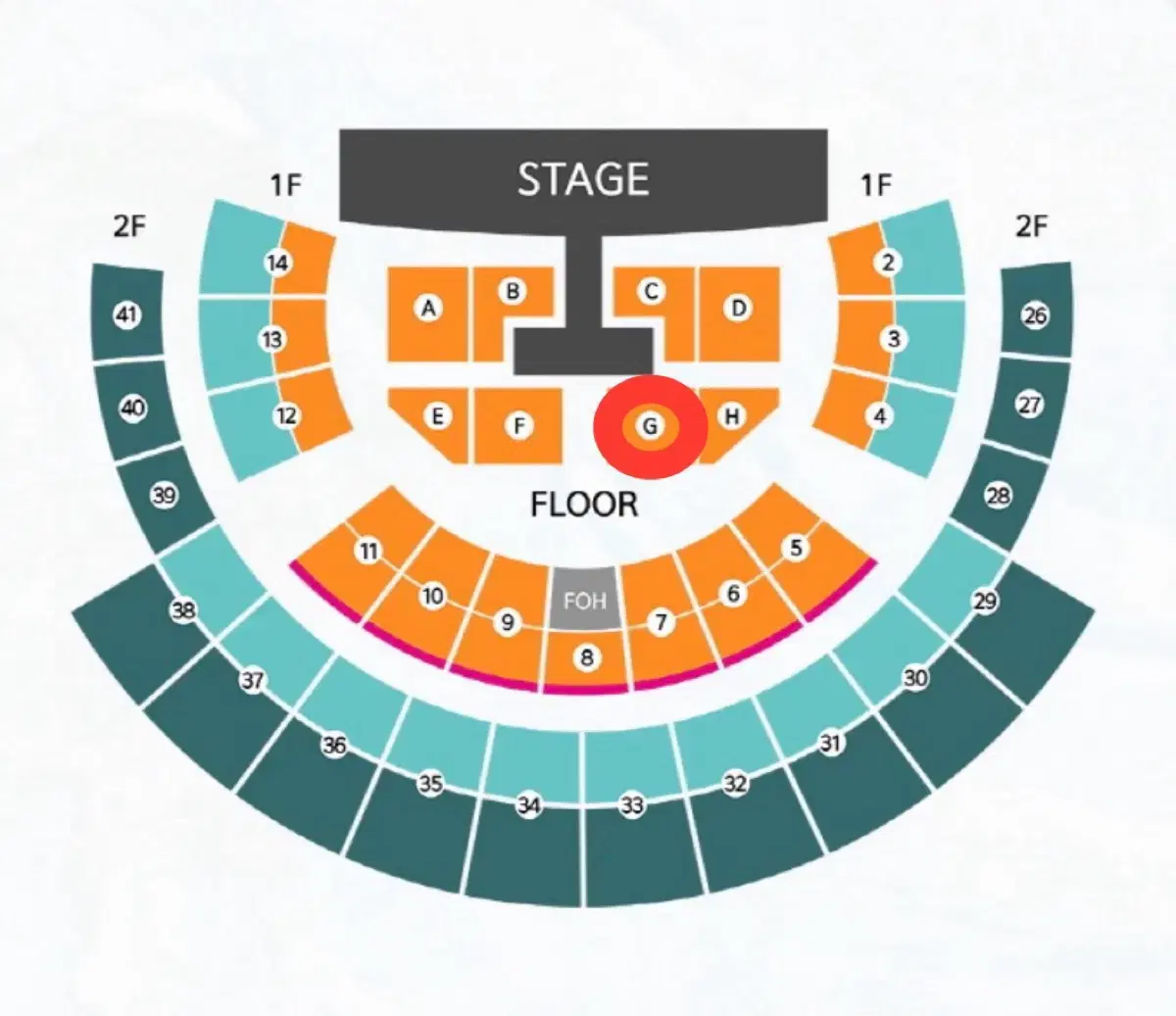 윤하 콘서트 14일 금요일 중콘 2연석 VIP석 플로어