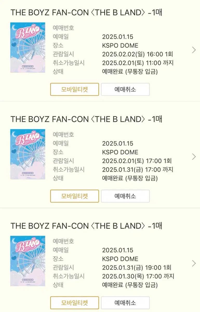 The Boyz Concert Derbyland First Concert Middle Concert Final Concert WTS