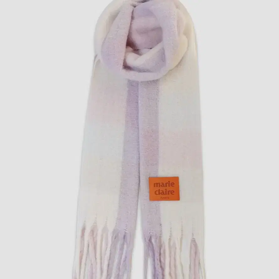 ◇marie claire ◇ Twisted fringe check muffler New Product) Marie Claire Twisted Fringe Check Scarf Pink on