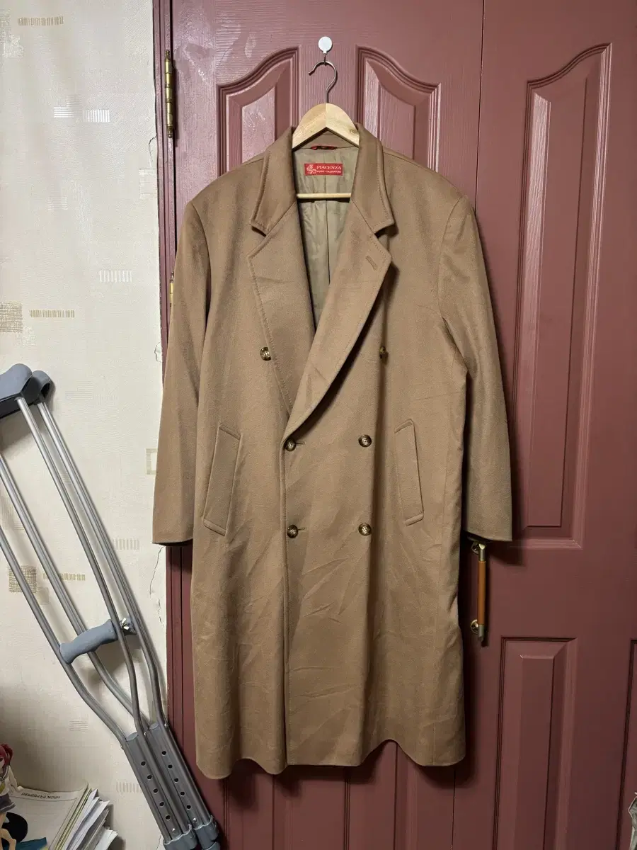 vintage piacenza pure cashmere coat 105