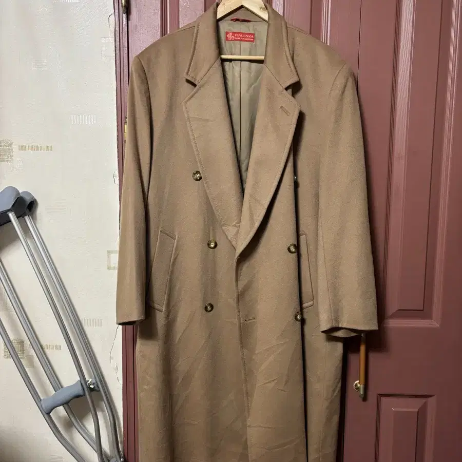 vintage piacenza pure cashmere coat 105