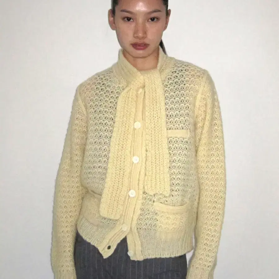 포니테일 가디건 serena fairy cardigan (butter)