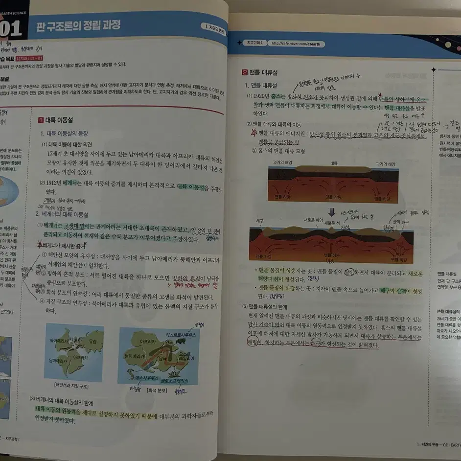 메가스터디 지구과학 오지훈T 교재