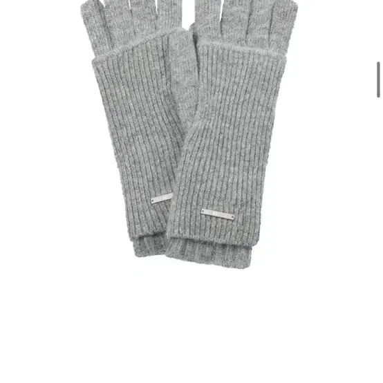 미세키서울 Layered fingerhole knit gloves GRE