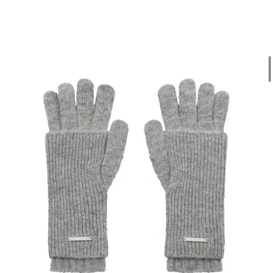 미세키서울 Layered fingerhole knit gloves GRE