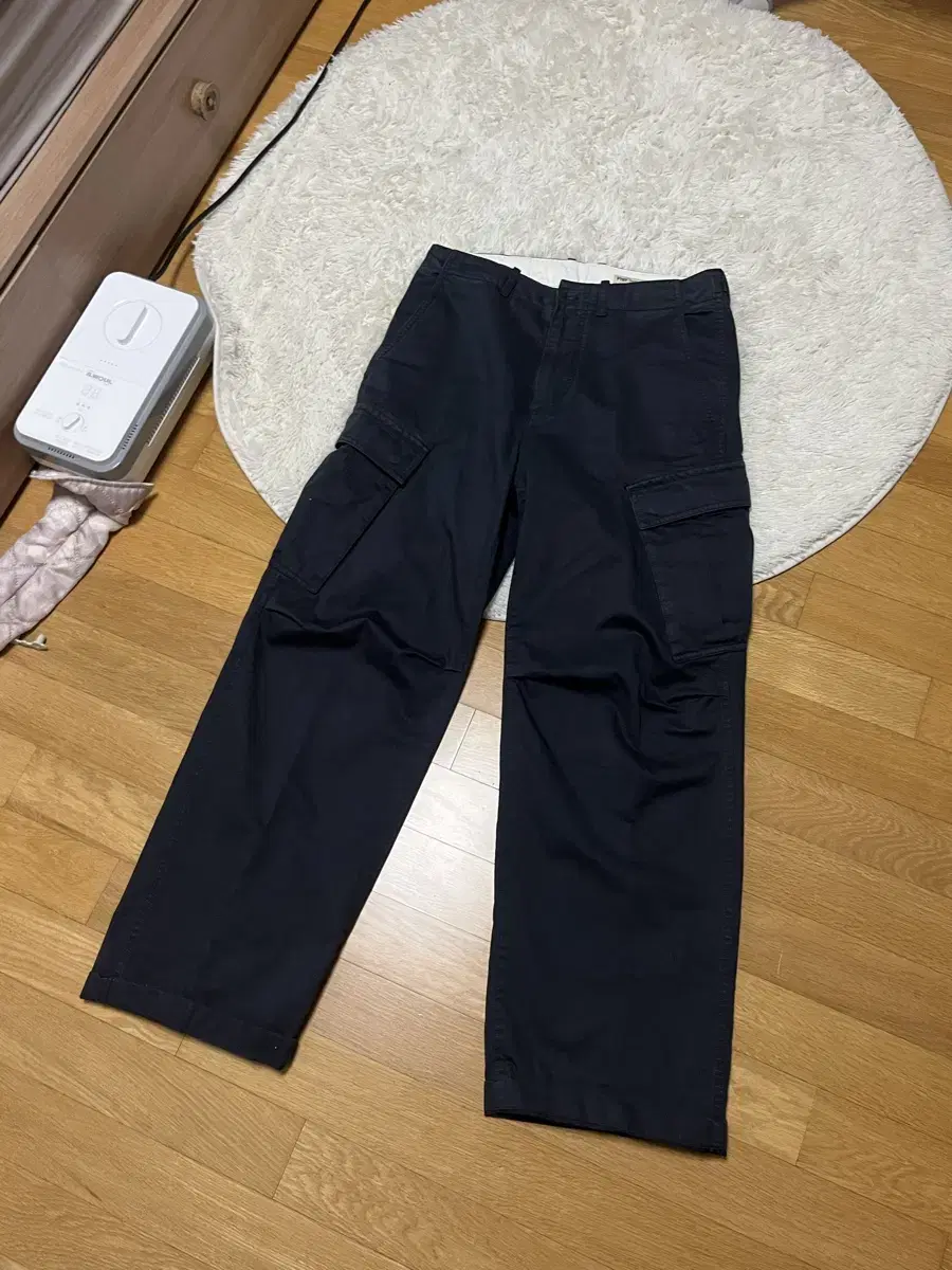 [1] Pottery Garment Washed Cargo Pants Dark Navy