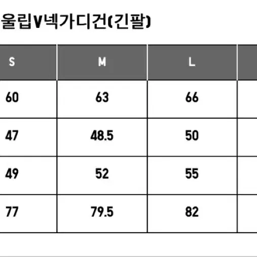 유니클로U/ 프리미엄 램스울 립 브이넥 가디건 그레이/ XL