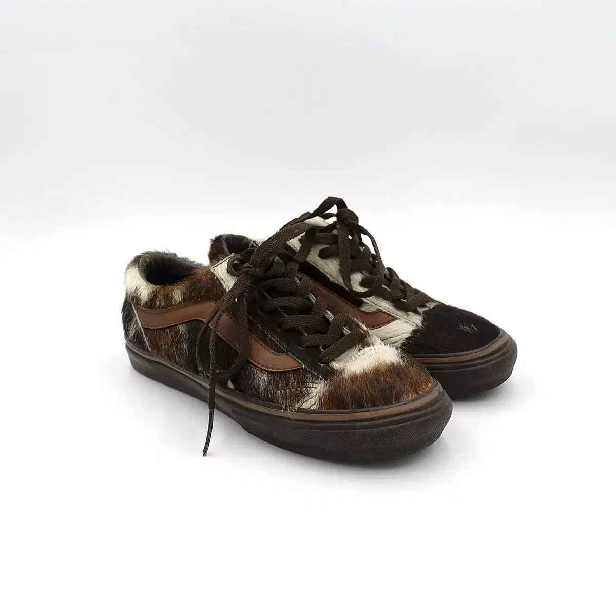 VANS COW HAIR FUR 반스 송치 퍼 반스 스케이트화 240