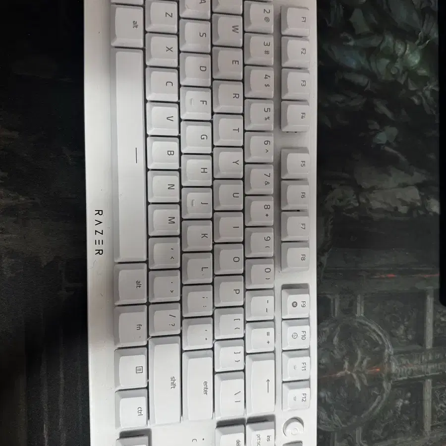 레이저 데스스토커 v2 pro tkl white