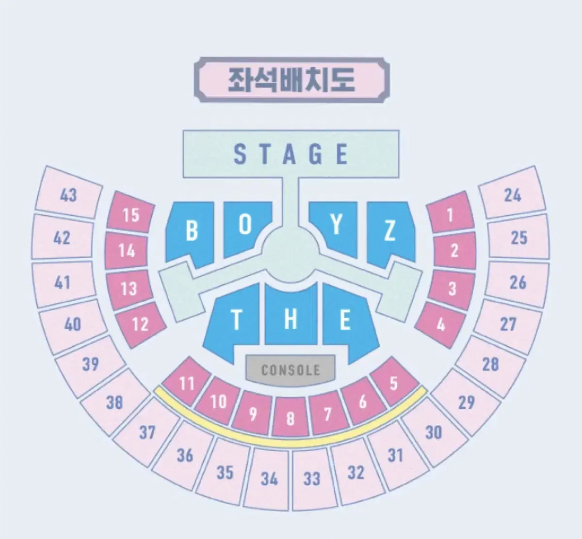 (Floor protrusion) the boyz fanconcert Derbyland Tickets wts Sell