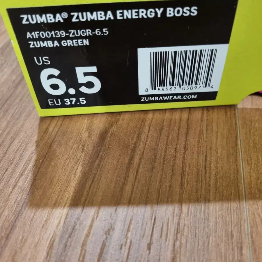 줌바웨어 신발 zumba energy boss 6.5사이즈