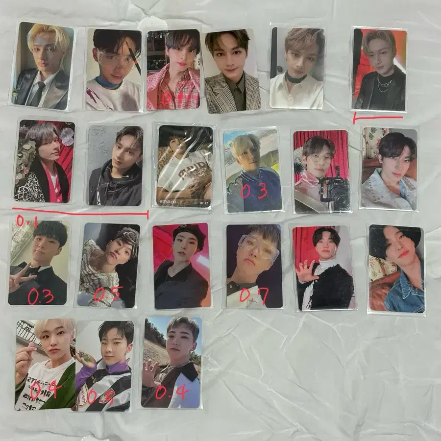 세븐틴 포카 포토카드 양도 photocard