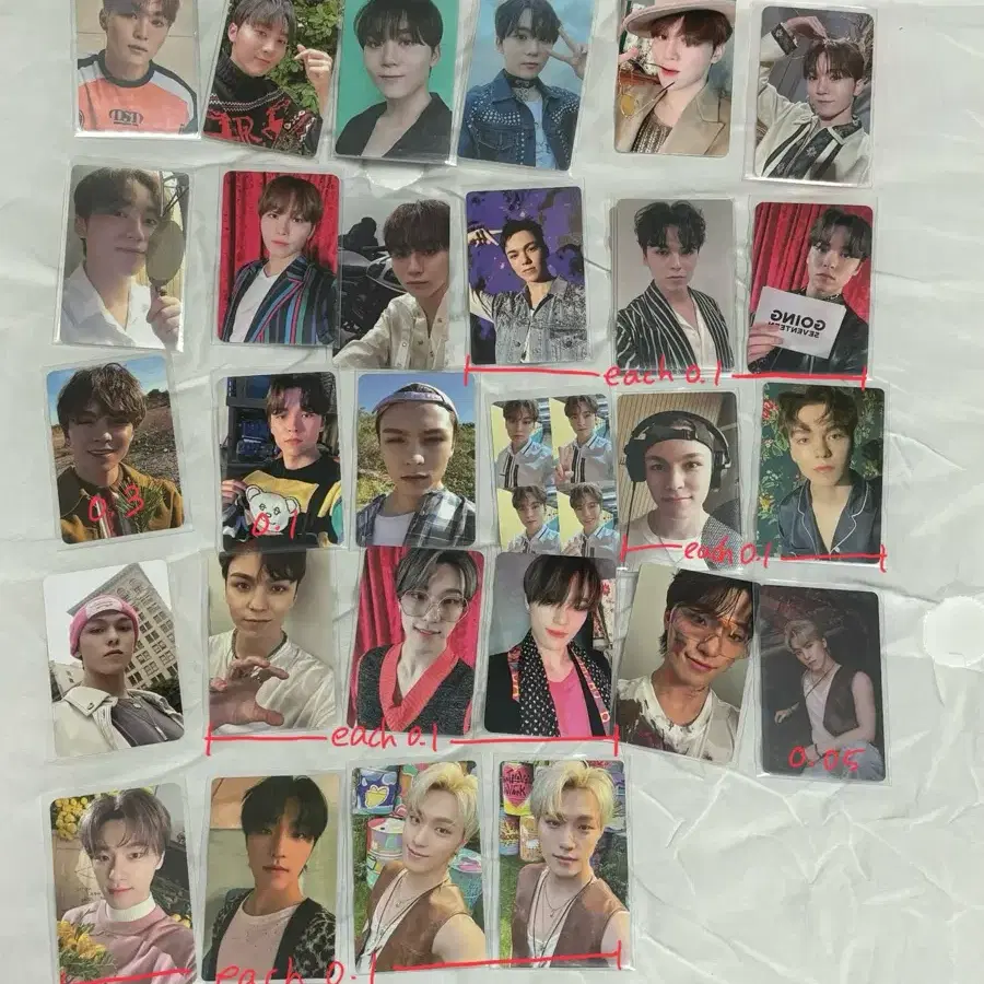 세븐틴 포카 포토카드 양도 photocard