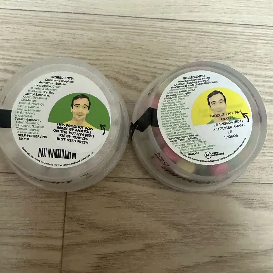 미개봉 Lush 러쉬 고체치약-Dirty 더티,Refresher리프레셔