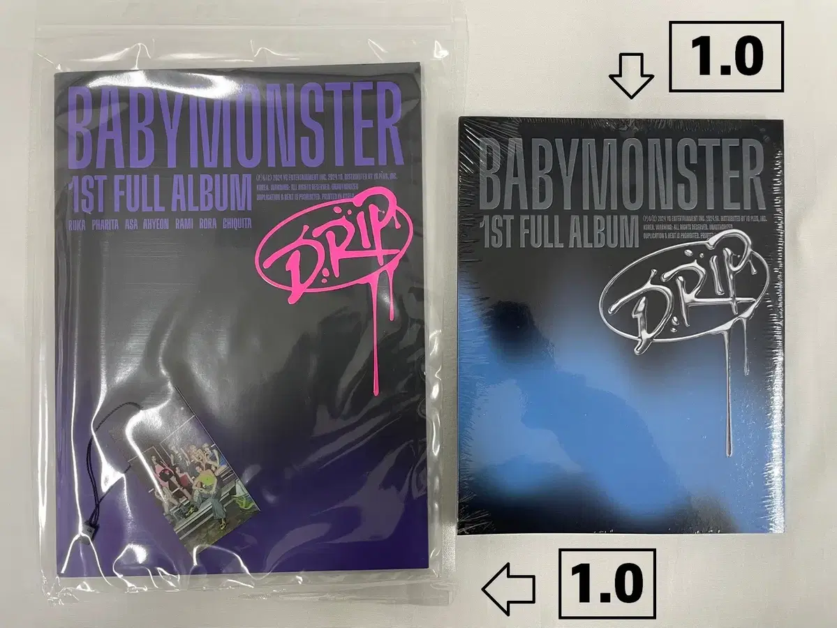 Babymonster Drip 미개봉 앨범 판매 Ziplock ver.