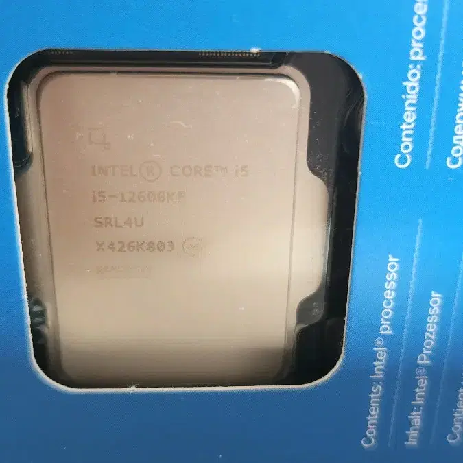 (미개봉)(CPU) 인텔 i5 12600KF 팝니다.