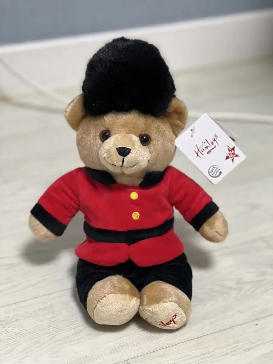 Hamleys, the London store of genuine products, the guard bear doll