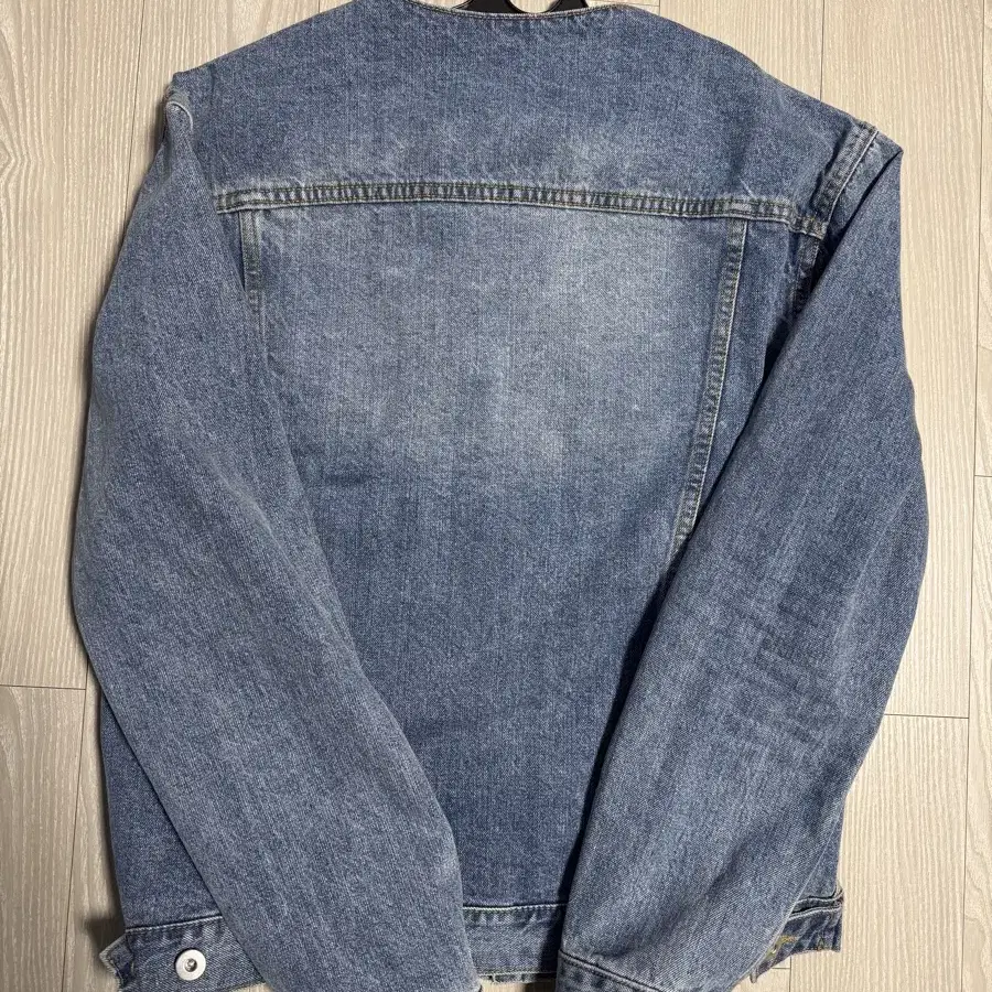 토니웩 / Denim Collarless Trucker / L