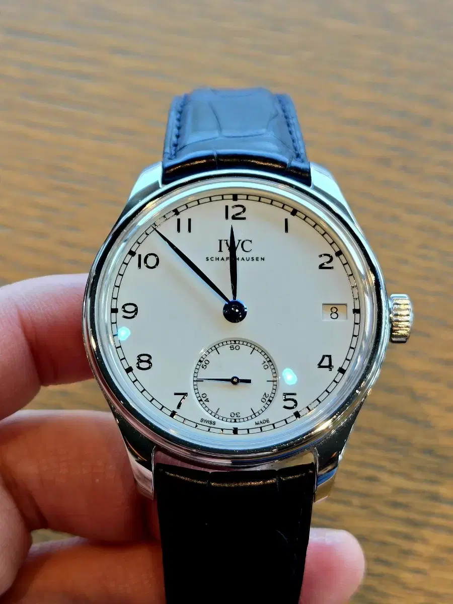 iwc 포르투기저 150주년 핸드 와인딩