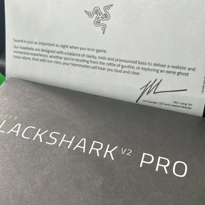 Razer BlackShark V2 Pro 무선 헤드셋