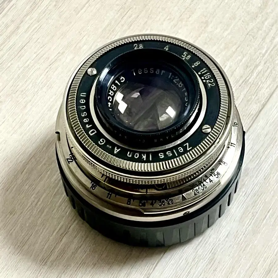 라이카 M마운트 니켈 Carl Zeiss Jena Tessar 50mm