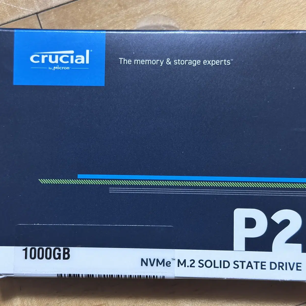 [개봉 미사용]  Crucial P2 1TB NVMe M2 SSD