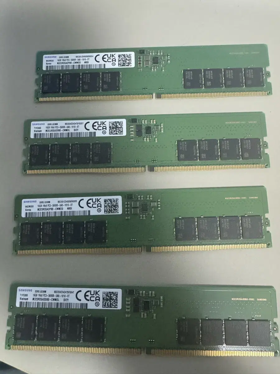 DDR5 5600 16G (4개) 팝니다