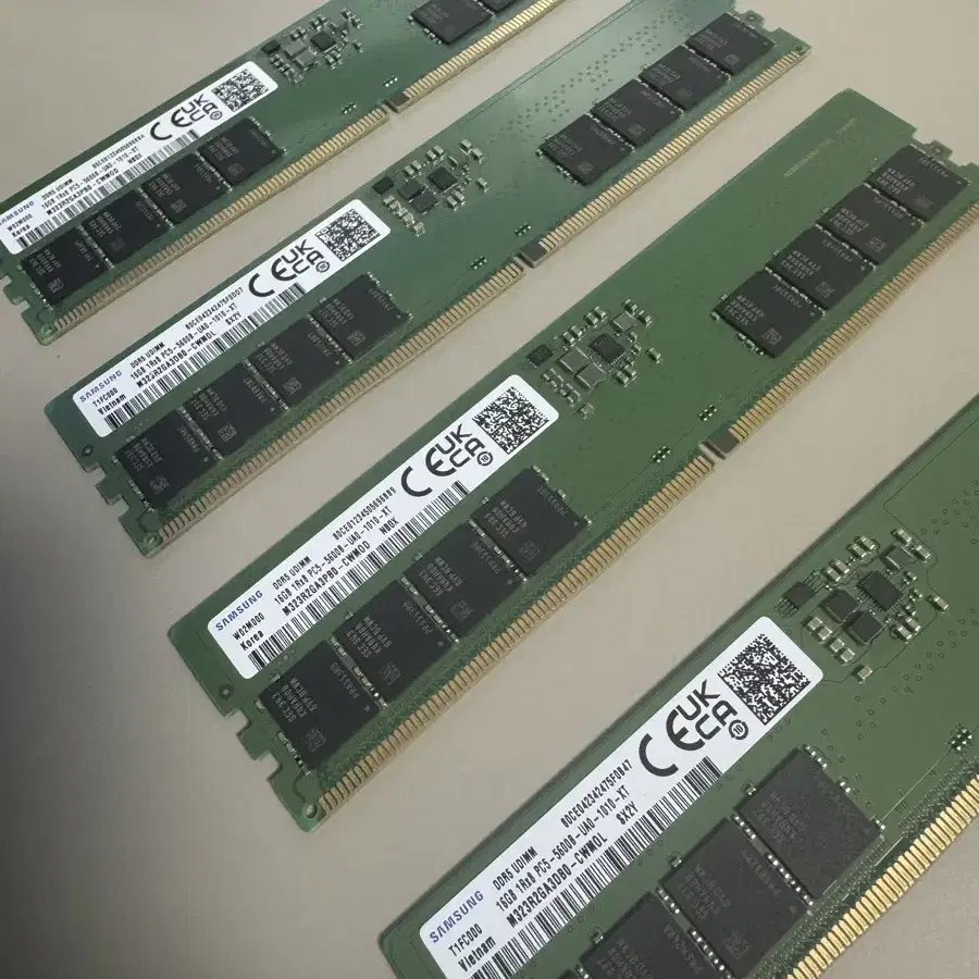 DDR5 5600 16G (4개) 팝니다