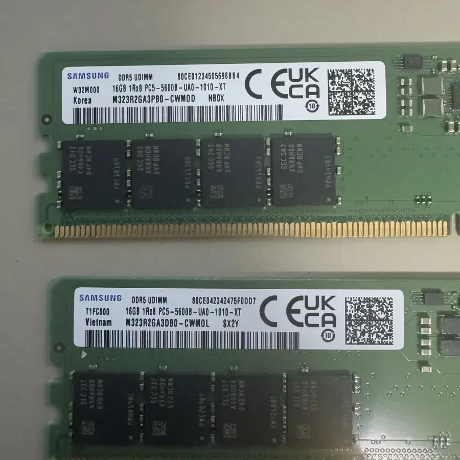 DDR5 5600 16G (4개) 팝니다