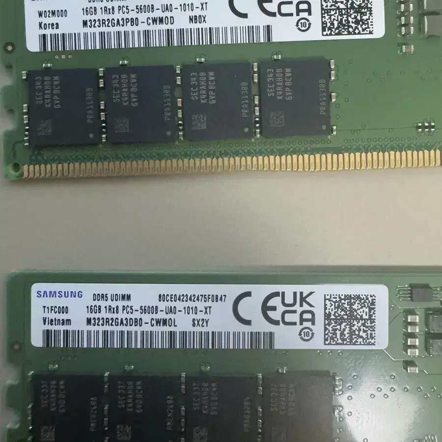 DDR5 5600 16G (4개) 팝니다