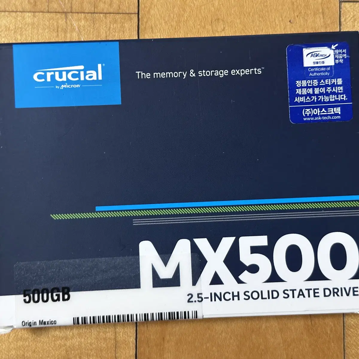 마이크론 Crucial MX500 500GB 2.5인치 SSD