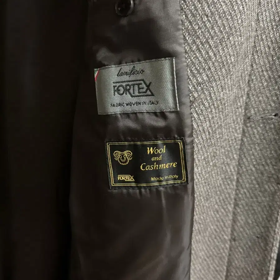 인사일런스 FORTEX 트윌 발마칸 로브 코트 BROWN