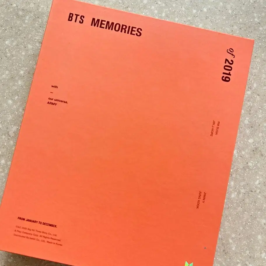 방탄소년단 2019 메모리즈