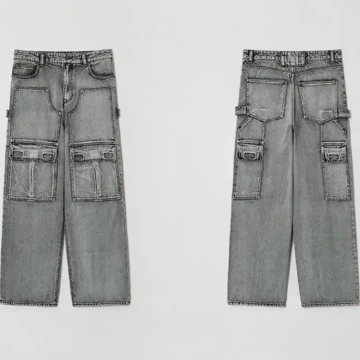 [50] 메종미네드 CARPENTER DENIM PANTS GREY