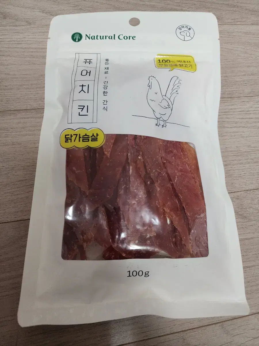 네추럴코어 퓨어치킨 닭가슴살 100g