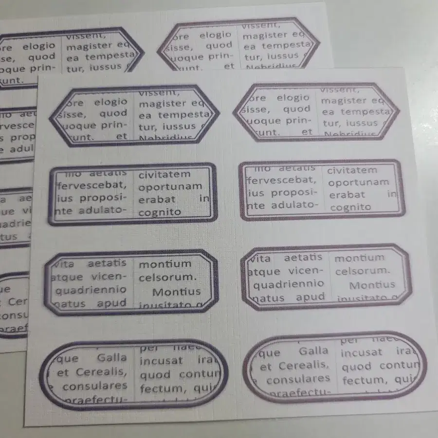 [어기페이퍼] 라벨페이퍼 8매