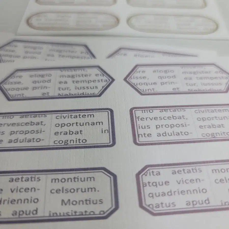 [어기페이퍼] 라벨페이퍼 8매